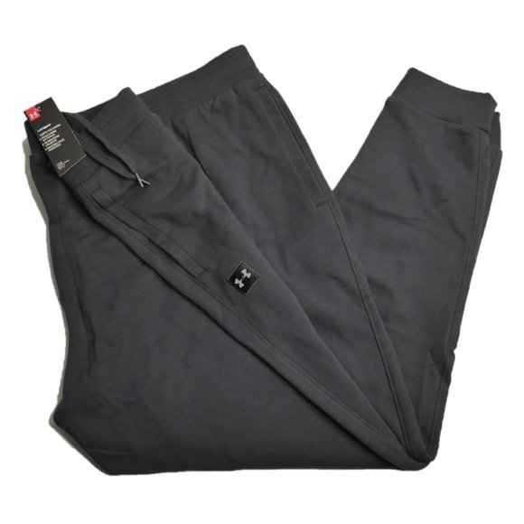 UNDER ARMOUR Men's Size 5XL Soft Joggers Sweatpants Thermal Coldgear Black NEW